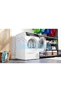 Сушильная машина Bosch WQB245B0ME белый, 9 кг, сушка - конденсационная, программ - 14, 59.8 x 84.2 x 65.1 см