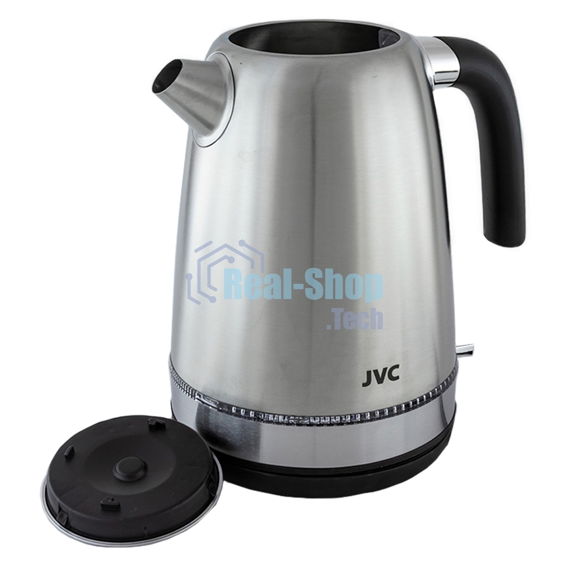 Чайник электрический JVC JK-KE1720 1,7 л, 2200 Вт, серебристый