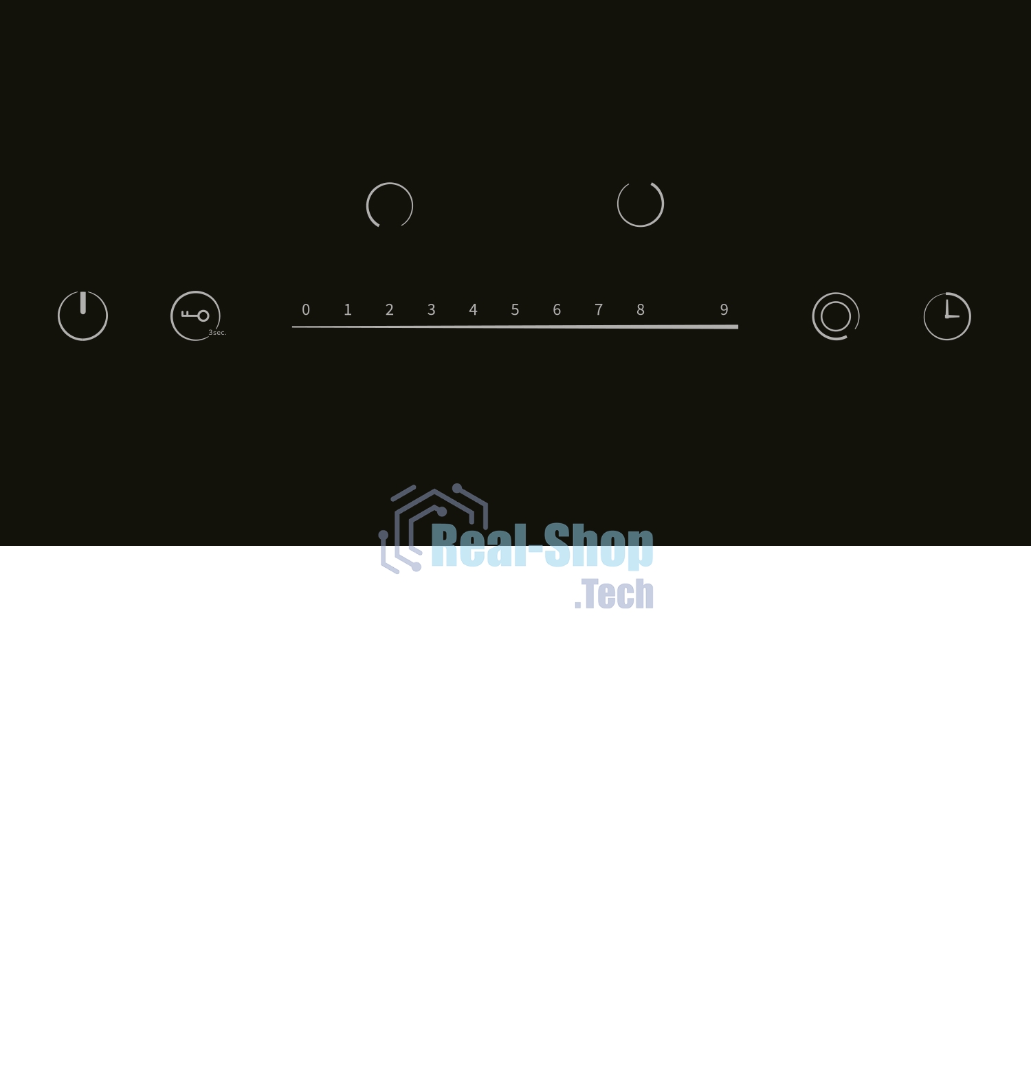 Электрическая варочная панель Lex EVH 321A BL Hi-Light, независимая, черный