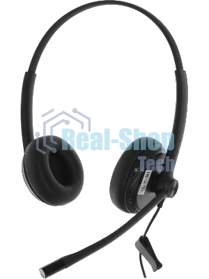 Гарнитура проводная YEALINK YHS34 Dual Дуо, Проводная, HD звук, QD, RJ9, шт