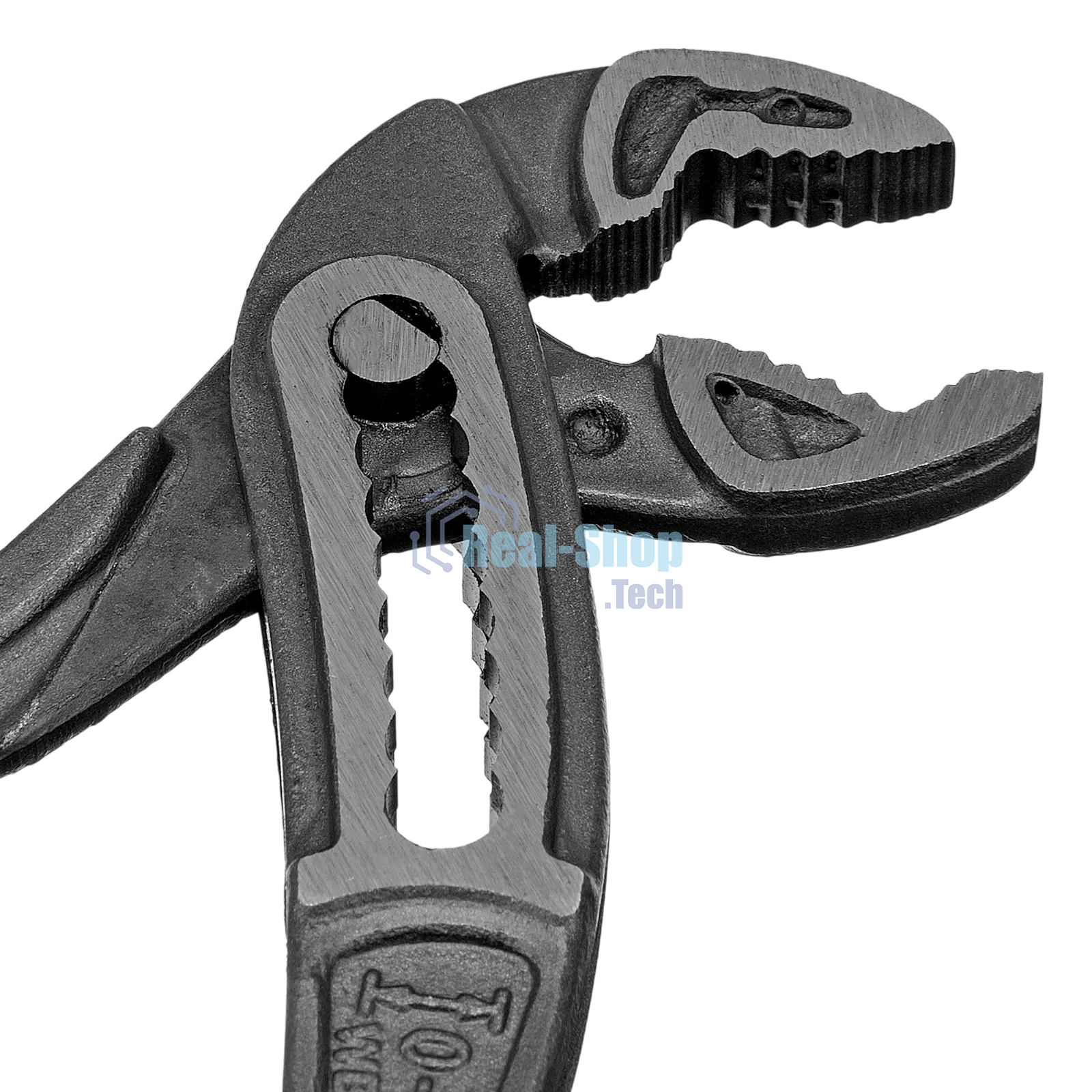 Клещи переставные Denzel обливные рукоятки, 180 мм