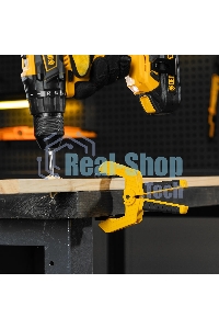 Струбцина клещеобразная Denzel усиленная 65 х 50 мм, двухкомпонентные рукоятки