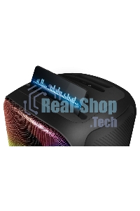 Портативная колонка SVEN PS-555, черный, 65 Вт (RMS), Bluetooth, USB, microSD, пульт