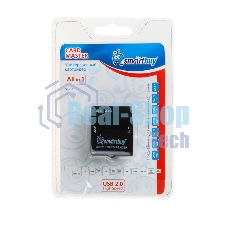 Кард-ридер Smartbuy черный (SBR-713-K)