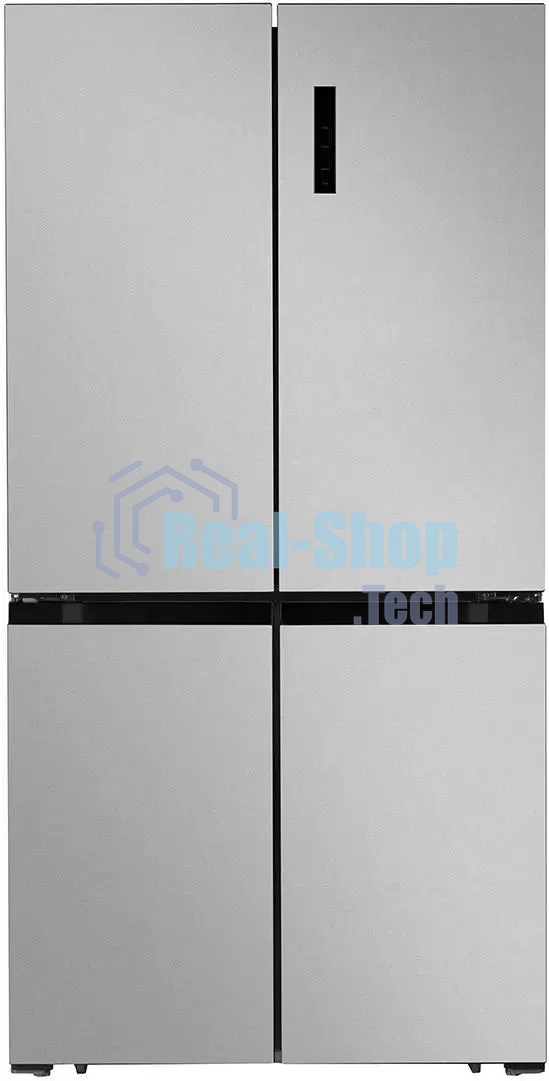 Холодильник LEX LCD505XID серебристый трехкамерный 321/144л морозилка снизу, No Frost, Side by Side