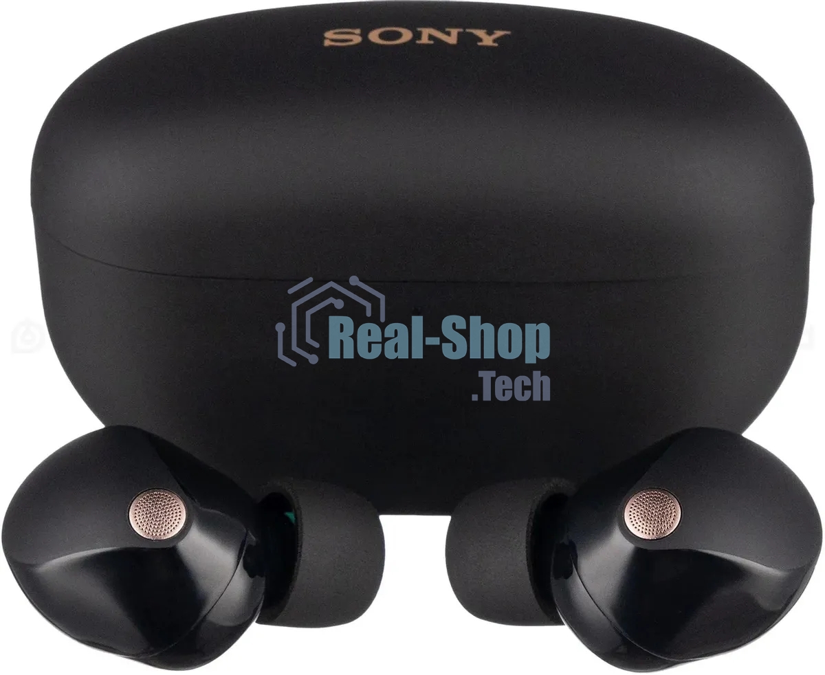 Наушники TWS Sony WF-1000XM5 черный, внутриканальные, Bluetooth, активное шумоподавление, беспроводная зарядка, до 8 ч