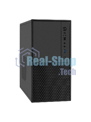 Компьютерный корпус Minitower ExeGate BAA-308MUC-AAA400 (mATX, БП AAA400 с вент. 8см, 1хUSB+1хUSB 3.0+1хTypeC, HD Audio, черный)