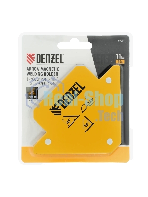 Фиксатор магнитный для сварочных работ Denzel усилие 25 LB