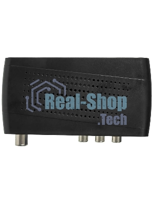 Приставка для цифрового ТВ Hyundai H-DVB520 черный, DVB-T2, DVB-T, DVB-C, HDMI, USB 2.0 х2