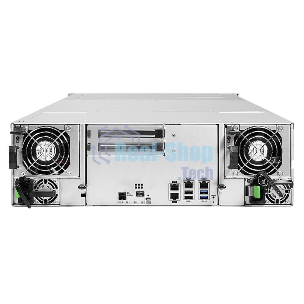 Сетевой накопитель Infortrend GSi 5016GU-F 3U/16bay, single controller system including 1xIntel Xeon E-2278GE CPU, 2x8Gb memory, 1x12Gb/s SAS EXP ports, 4x1GbE LAN ports, 2xGraphic card slots, 2x(PSU+FAN Module), 16xHDD trays and 1xRackmount kit