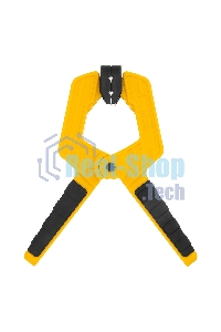 Струбцина клещеобразная Denzel усиленная 65 х 50 мм, двухкомпонентные рукоятки