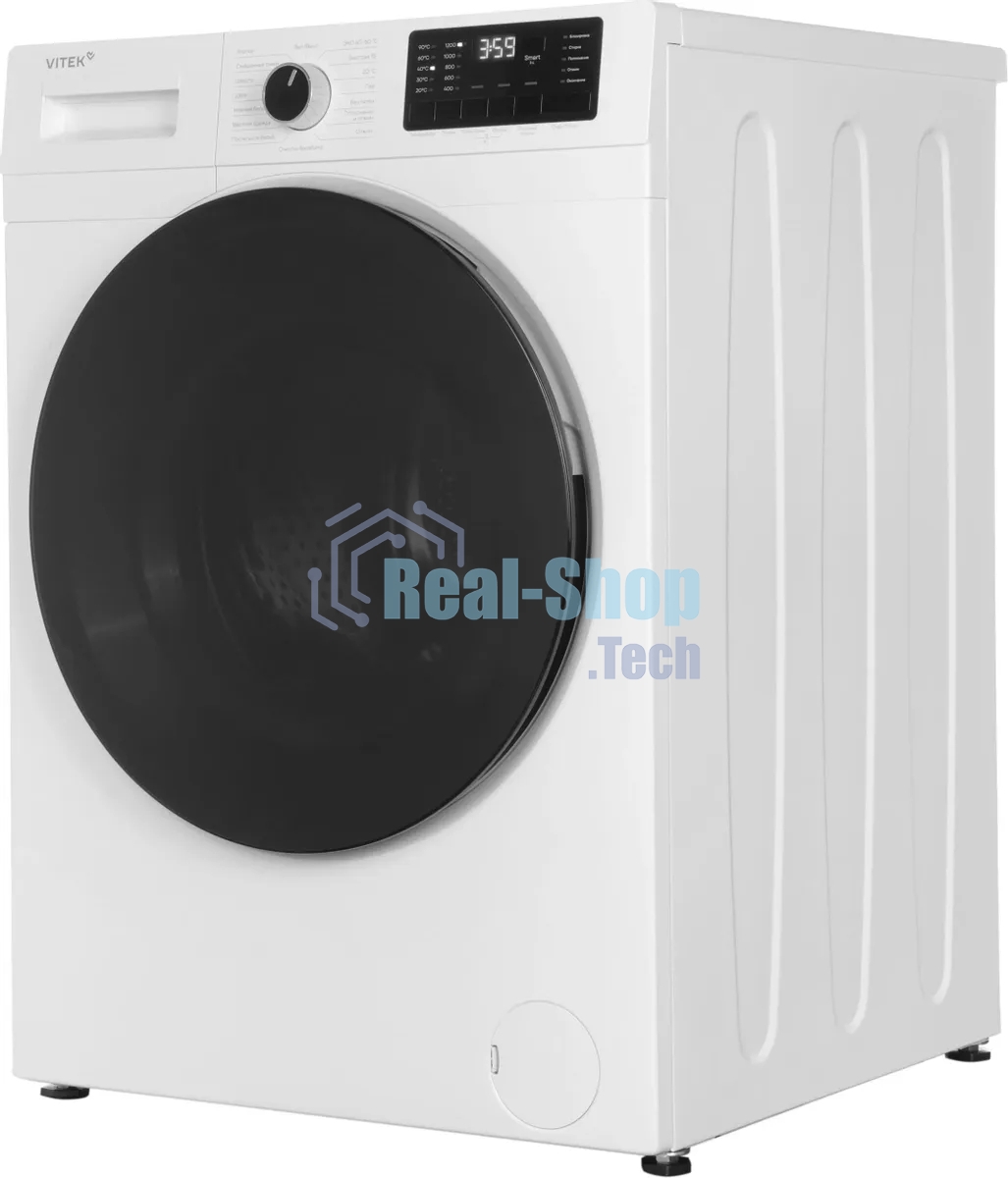 Стиральная машина Vitek VT-WFE9201 белый, загрузка фронтальная 10.5 кг, 1200 об/мин, класс A+++