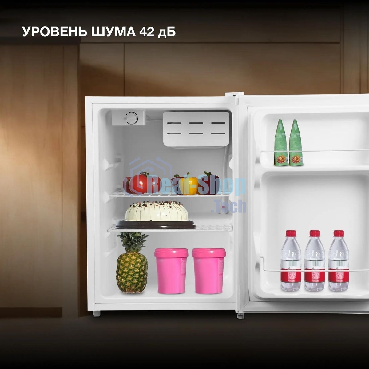 Холодильник Hyundai CO1002 белый однокамерный 65л