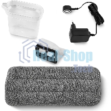 Пылесос вертикальный Coolfort CF-3005 белый, питание от аккумулятора, 85 Вт, уборка сухая/влажная, пылесборник 0.3 л, работа от АКБ max 15 мин