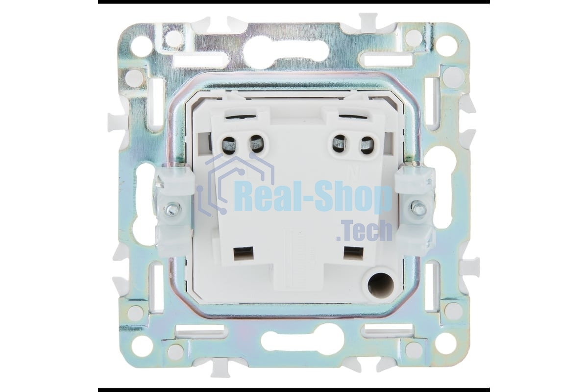 Розетка IEK SKANDY SK-R02G 10А графит без заземл. без защ. шторок SK-R10-10-K53