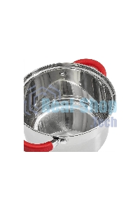 Кастрюля WEBBER BE-344/2 6,6 л, из нержавеющей стали со стеклянной крышкой