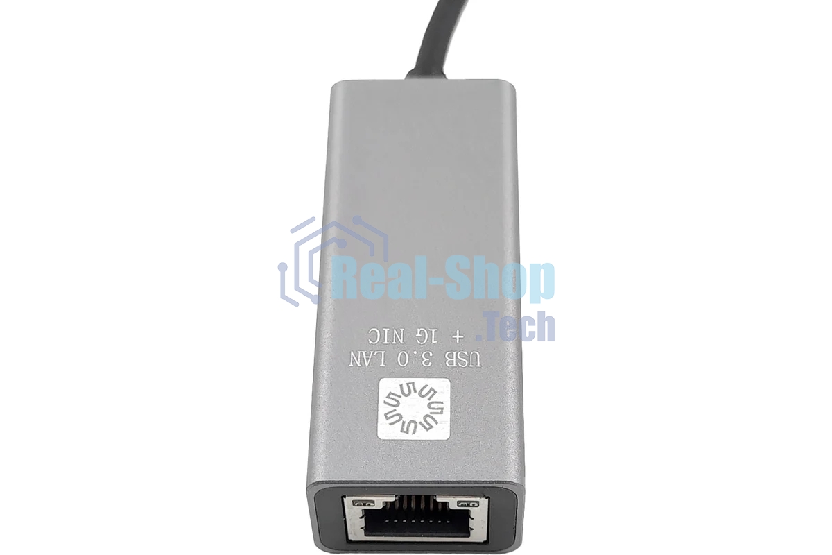 Кабель-адаптер 5bites UA3-45-13BK USB3.0, RJ45 1G, AL, серый
