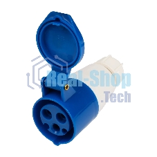 Розетка переносная PPC 213 2Р+РЕ 16А 220В IP44 Jazzway