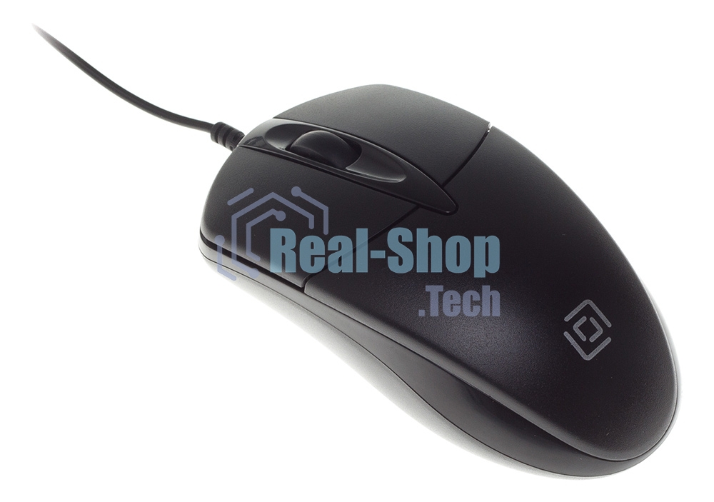 Мышь проводная Oklick 275M черный, 1000 dpi, USB, кнопки - 3