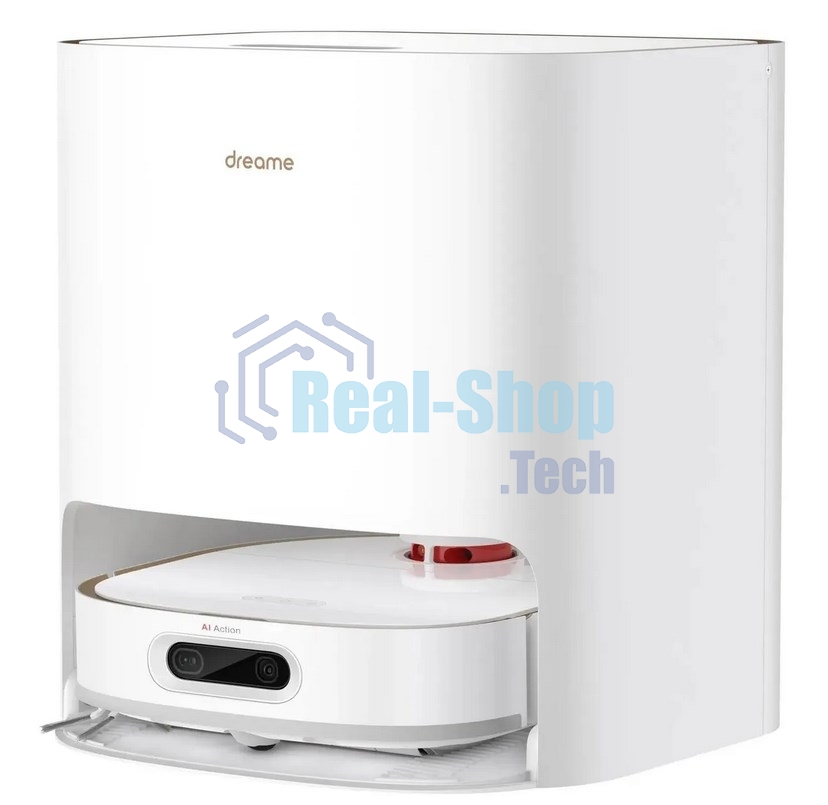 Робот-пылесос Dreame RLS6TAC W10 Pro белый, 55 Вт, 6400 мА·ч Li-Ion, уборка сухая/влажная, пылесборник контейнер 0.45 л