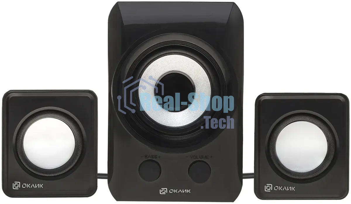 Акустическая система Oklick OK-420 2.1 черный 11Вт