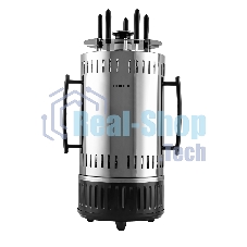 Шашлычница электрическая Centek CT-1460 1000Вт, Кварц нагр, Рецепты, 5 шамп (310мм), вращ 12раз/мин+ колба!