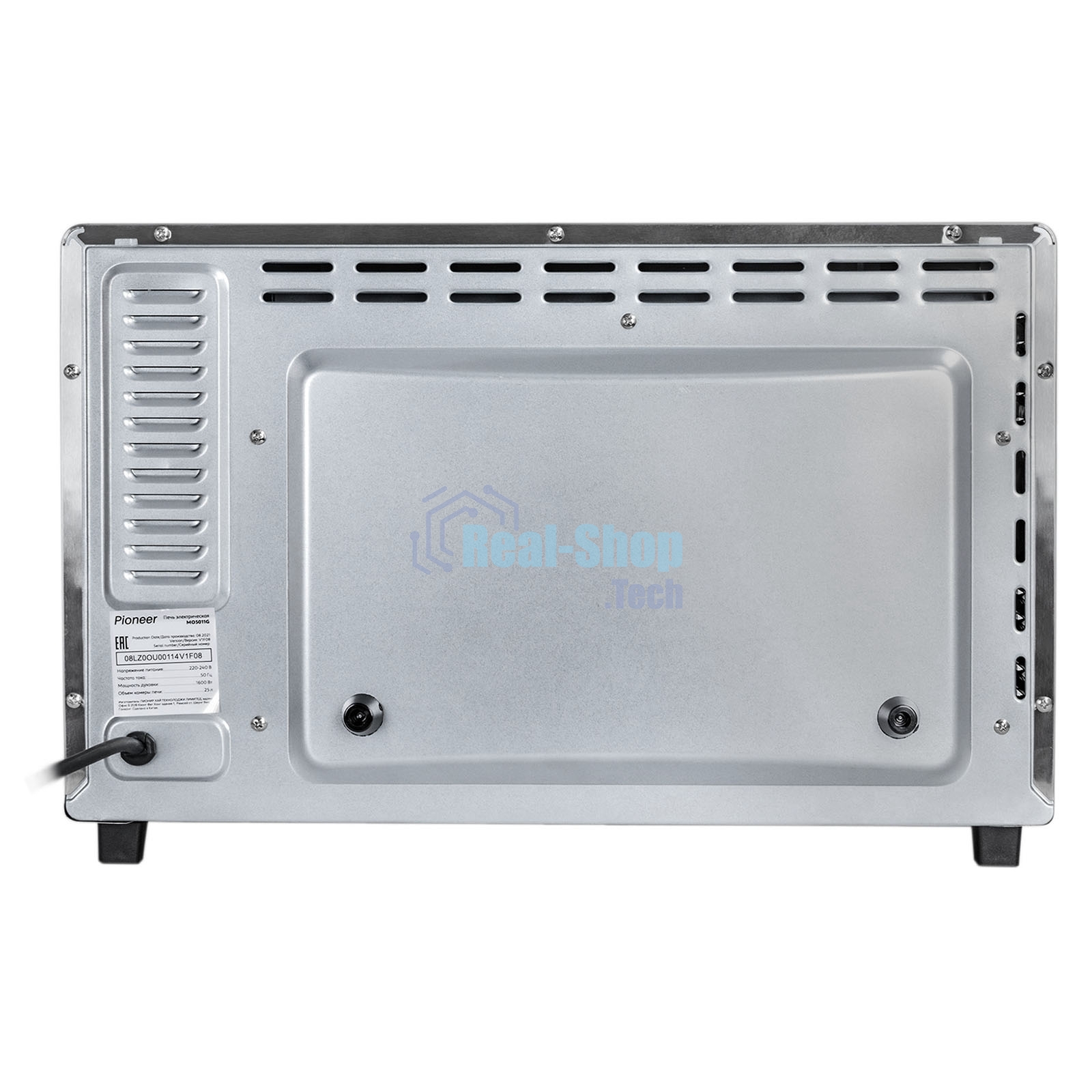 Мини-печь Pioneer MO5011G 25 л, 1600 Вт, серебристый