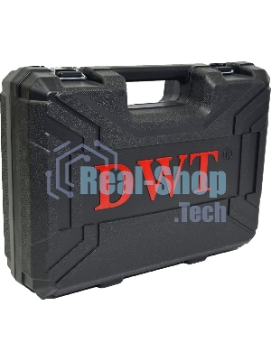 Гайковерт ударный аккумуляторный DWT ABWP-20 DN-4C2 BMC /20В/350 Нм/2400 об.в мин/3000 уд.в мин/M12-M22/бесщеточный мотор/LED-подсветка/2 АКБ, 4 А·ч/ЗУ/кейс/черный (ABWP-20 DN-4C2 BMC)