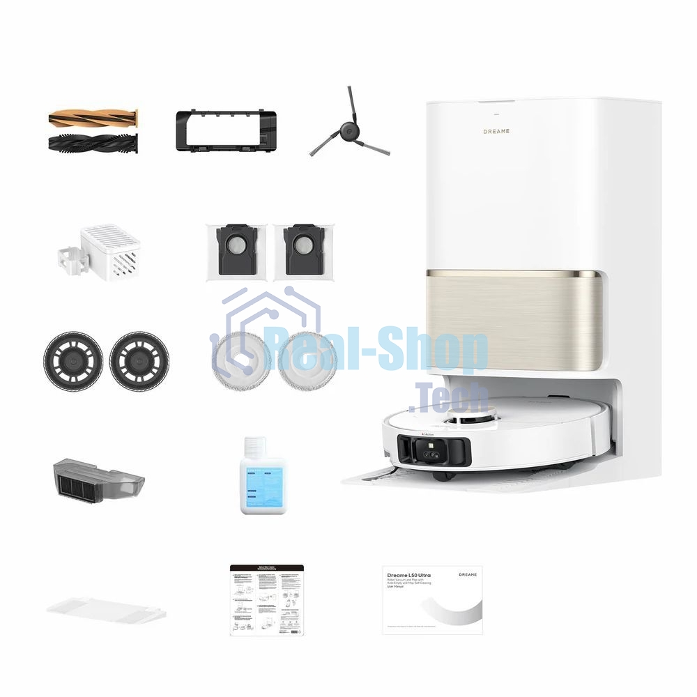 Робот-пылесос Dreame L50 Ultra, белый