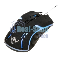 Комплект клавиатура+мышь Nakatomi KMG-2305U проводной, USB, 1600 DPI, черный
