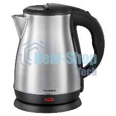 Чайник электрический SUPRA KES-1822 1.8л. 1500Вт серебристый/черный корпус: металл