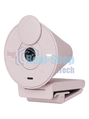 Веб-камера Logitech Brio 300 1920x1080, 30 кадр/с, USB Type-C, микрофон (шумоподавление), автоматическая фокусировка, автоосвещение, универсальное крепление розовый