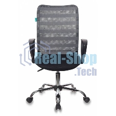 Кресло Бюрократ CH-599AXSL/32G/TW-11 серый/черный, сетка, 120 кг, механизм качания