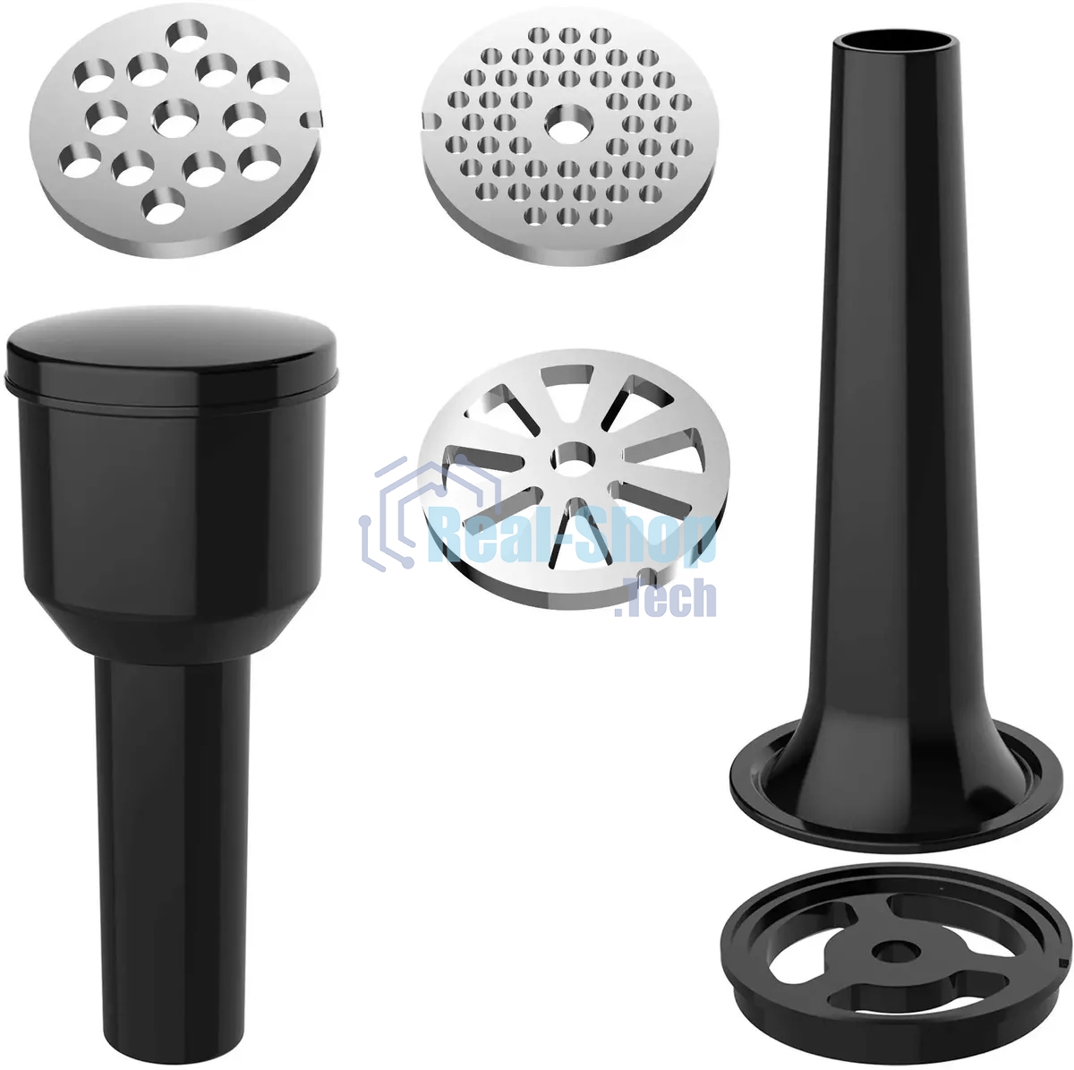 Мясорубка электрическая Rondell RDE-1456 3000Вт черный