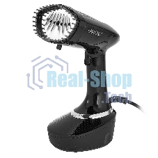 Отпариватель Delta LUX DE-3200P черный, 1500 Вт, 30 г/мин, 400 мл