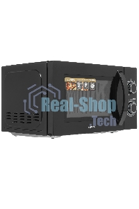 Микроволновая печь Hyundai HYM-M2063 черный, 20 л, 700 Вт, переключатели - поворотный механизм