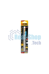 Сверло спиральное по металлу Denzel 7,5 х 156 мм, Р6М5, Golden Tip, удлиненное