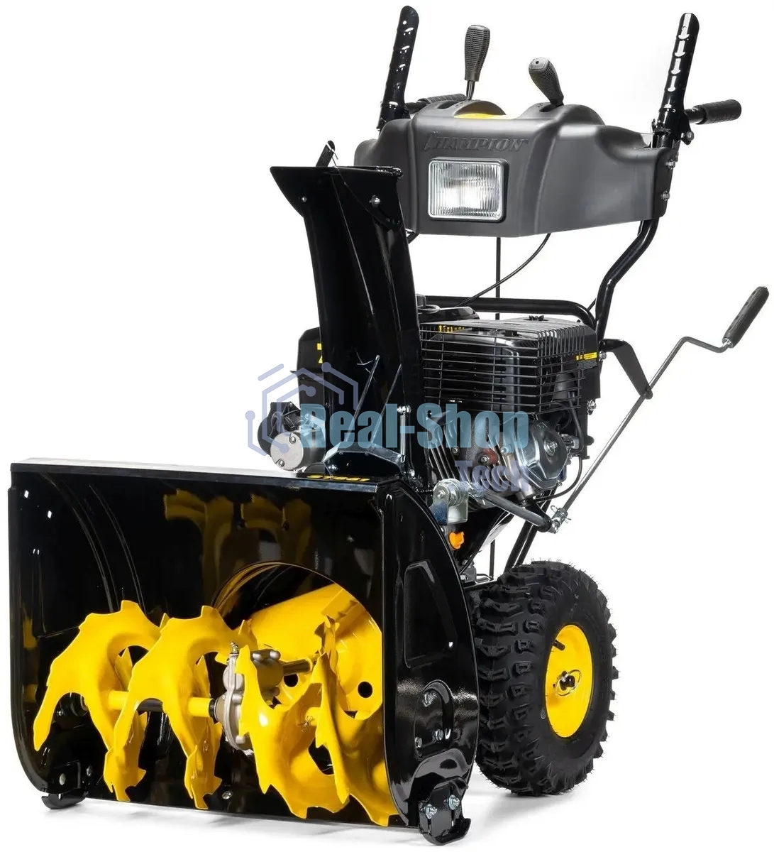 Снегоуборщик Champion ST861 8 лс 61 см 6F/2R колеса 6 л 85 кг эл. стартер, фара, обогрев