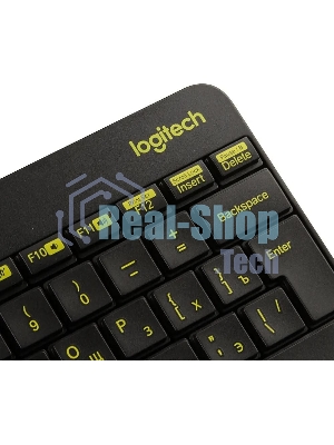 Комплект клавиатура + мышь Logitech Wireless Desktop MK240 Nano черный Retail Combo