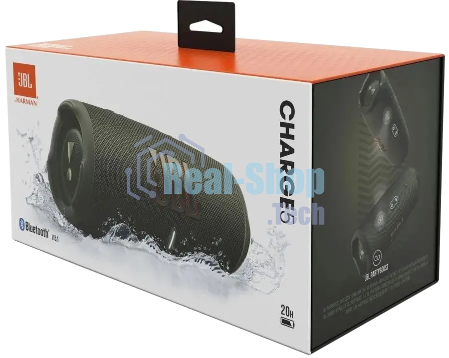 Портативная акустика JBL Charge 5, зеленый