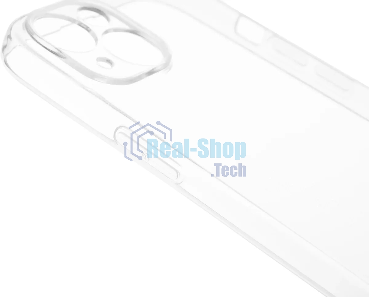 Чехол (клип-кейс) BoraSCO для Apple iPhone 15 Plus прозрачный