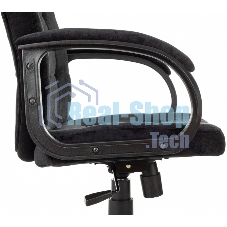 Кресло руководителя Бюрократ CH 002 Fabric черный Light-20 крестов. пластик