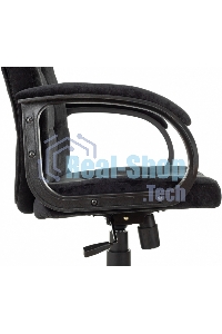 Кресло руководителя Бюрократ CH 002 Fabric черный Light-20 крестов. пластик