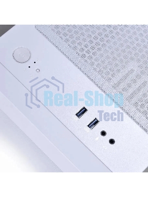 Компьютерный корпус Lian-Li Lancool 205M Mesh белый без БП ATX 2xUSB 3.0 audio bott PSU