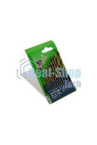 Набор нитридтитан Сибртех, сверл по металлу, 1,5-6,5мм НSS,13 шт