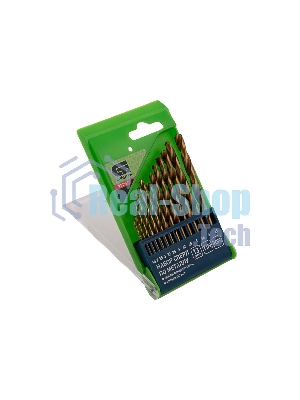 Набор нитридтитан Сибртех, сверл по металлу, 1,5-6,5мм НSS,13 шт