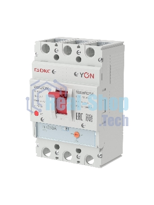 Выключатель автоматический в литом корпусе YON YON MGS250 3P 200-250А 36кА YON MGS250N-3TAMF0250