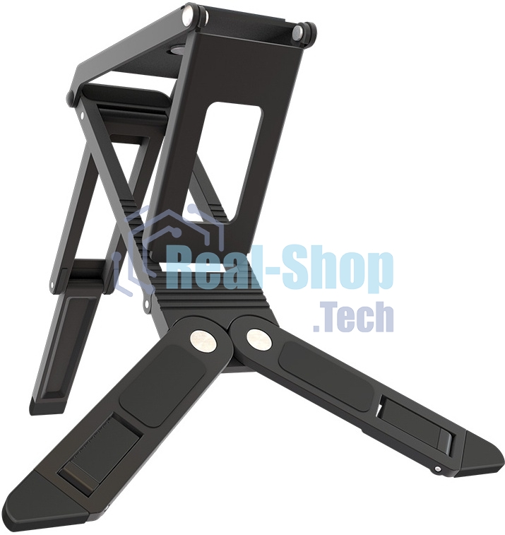 Настольная подставка Wize Photo eAzl для установки планшетов, видеокамер, электронных книг и pico-проекторов, нагрузка 6.8 кг, нагрузка 30-47 град., черный