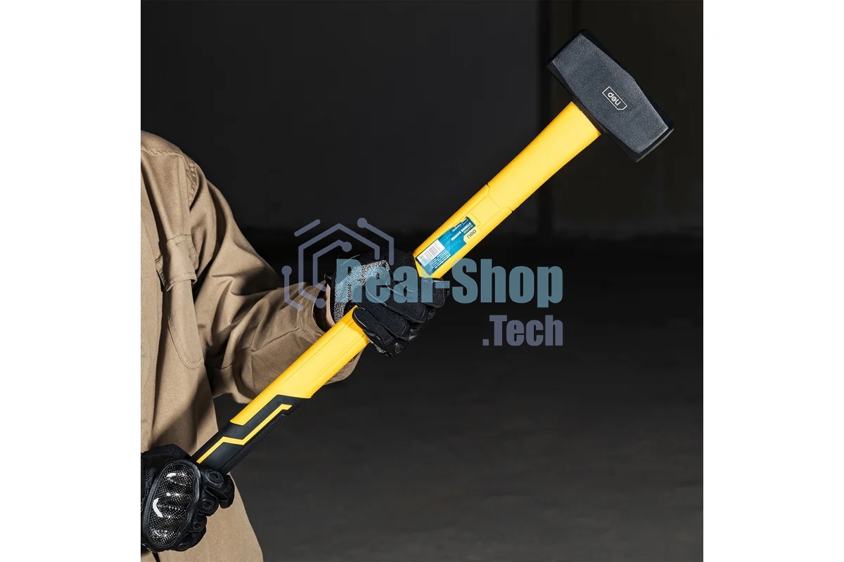 Кувалда Deli DL447030 3000 гр Фибергласовая рукоять