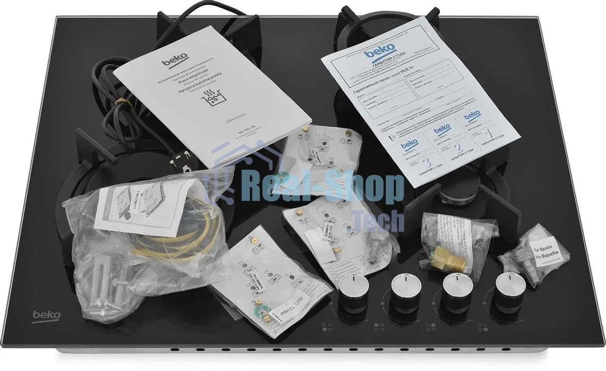 Газовая варочная панель Beko HINW 64229 S черный